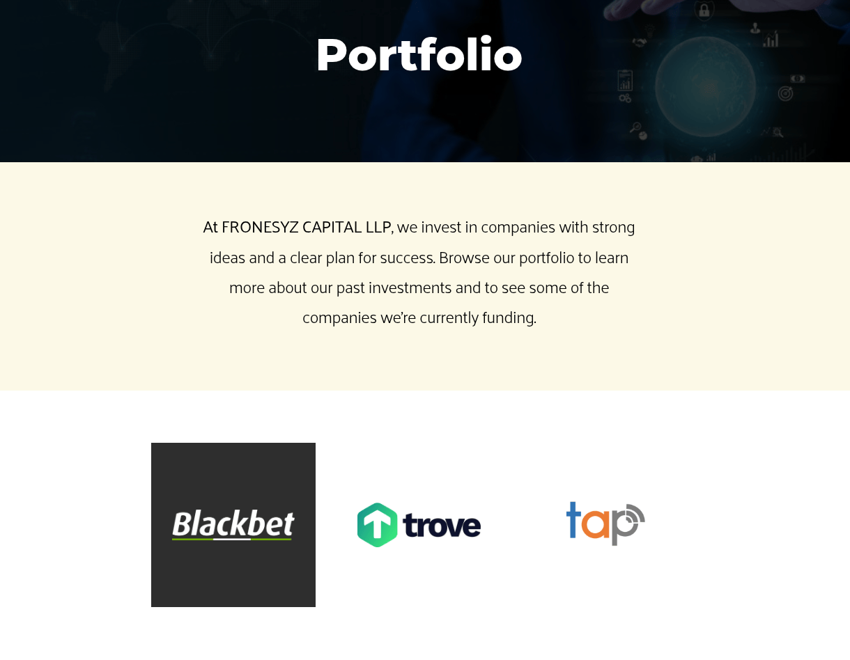 Challenge: Portfolio narrative disconnected from brand