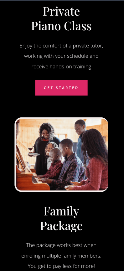 Challenge: Static brochure website with no booking